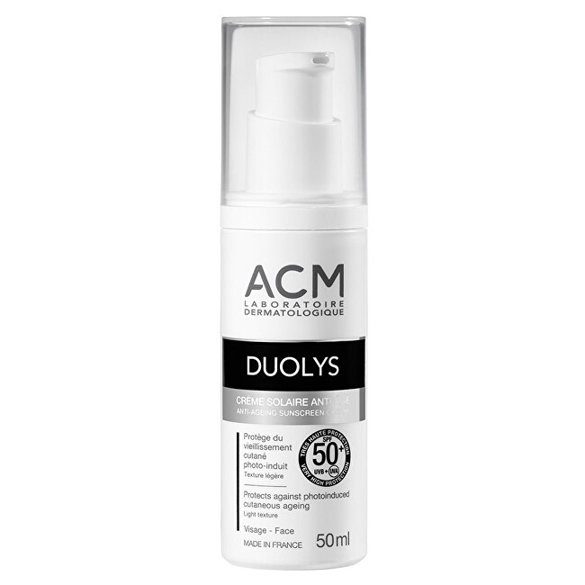 ACM Ochranný krém proti starnutiu pleti SPF 50  Duolys ( Anti-Ageing Sunscreen Cream) 50 ml