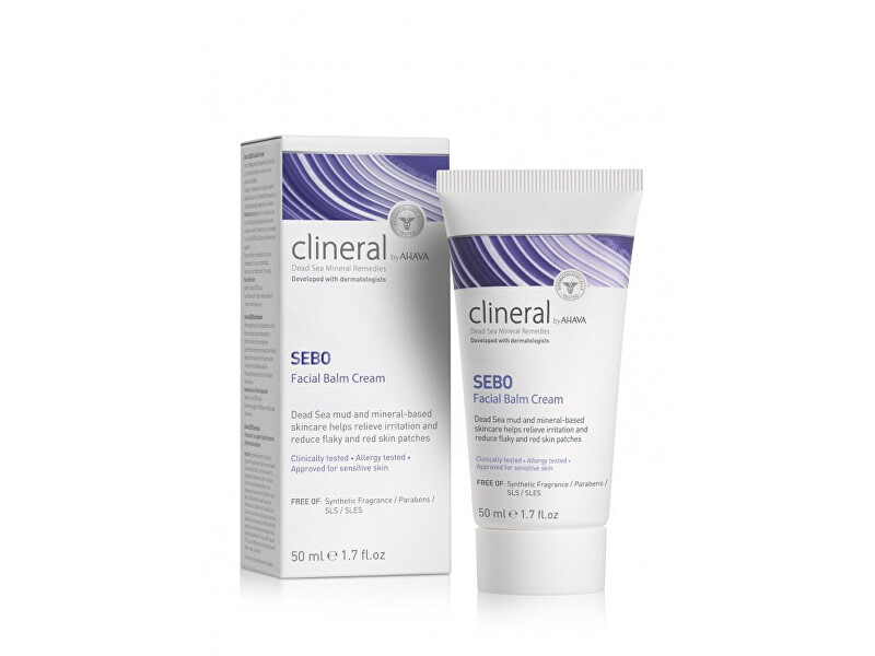 Ahava Intenzívny krém na tvár Clineral SEBO (Facial Balm Cream) 50 ml