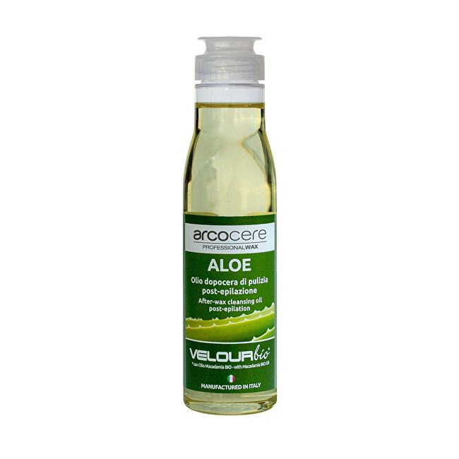 Arcocere Upokojujúce čistiace olej po epilácii Aloe Bio (After-Wax Clean sing Oil) 150 ml