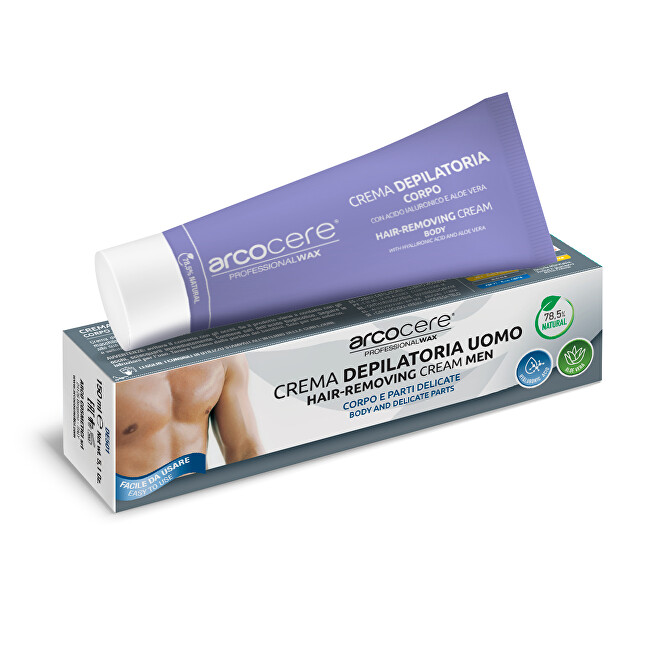 Arcocere Depilačný telový krém pre mužov ( Hair -Removing Body Cream) 150 ml