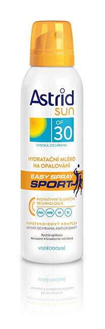 Astrid Hydratačné mlieko na opaľovanie OF 30 Sun Easy Spray Sport 150 ml