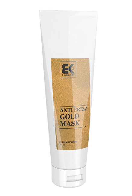 Brazil Keratin Maska s keratínom proti krepovateniu vlasov (Anti Frizz Gold Mask) 285 ml
