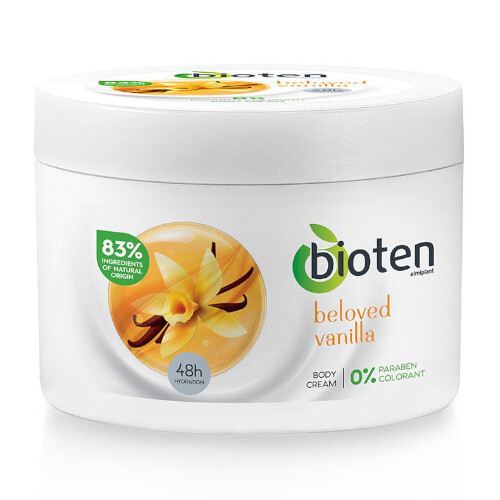 bioten Hydratačný telový krém s vanilkou Beloved Vanilla ( Body Cream) 250 ml