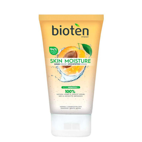 bioten Krémový peeling s marhuľovými jadierkami Skin Moisture (Scrub Cream) 150 ml