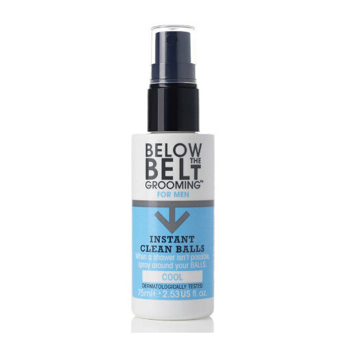 Below the Belt Umývacie sprej na intímnu hygienu pre mužov Cool (Instant Clean Balls) 75 ml