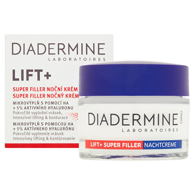 Diadermine Nočný krém pre vyplnenie vrások Lift  Super Filler 50 ml
