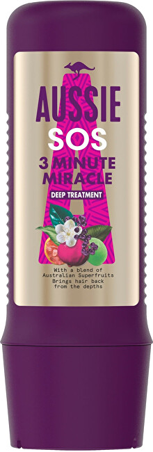 Aussie Regeneračná maska pre suché a poškodené vlasy SOS 3 Minute Miracle (Deep Treatment) 225 ml