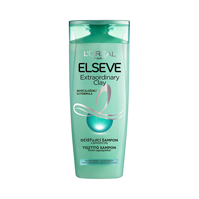 L´Oréal Paris Čistiace šampón pre mastné vlasy Elseve Extraordinary Clay 400 ml