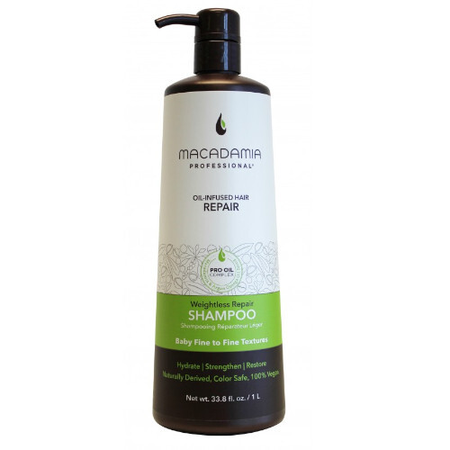 Macadamia Ľahký hydratačný šampón pre všetky typy vlasov (Weightless Repair Shampoo) 1000 ml