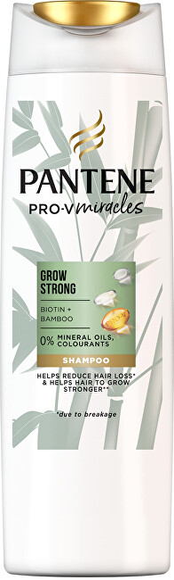Pantene Šampón proti vypadávaniu vlasov Miracles Biotin   Bamboo (Grow Strong Shampoo) 300 ml