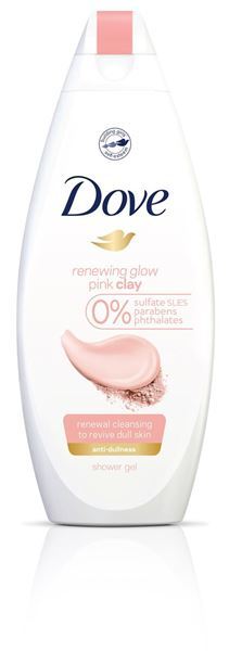 Dove Sprchový gél s ružovým ílom Renewing Glow ( Pink Clay Shower Gel) 250 ml