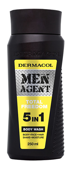 Dermacol Sprchový gél pre mužov 5v1 Total Freedom Men Agent ( Body Wash) 250 ml