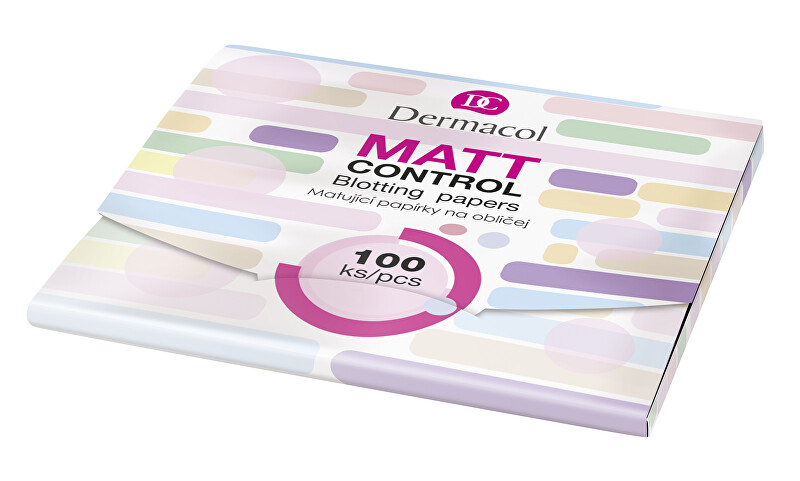 Dermacol Zmatňujúce papieriky Matt Control (Blotting Papers) 100 ks