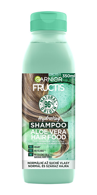 Garnier Hydratačný šampón pre normálne a suché vlasy Fructis Hair Food ( Aloe Vera Hydrating Shampoo) 350 ml