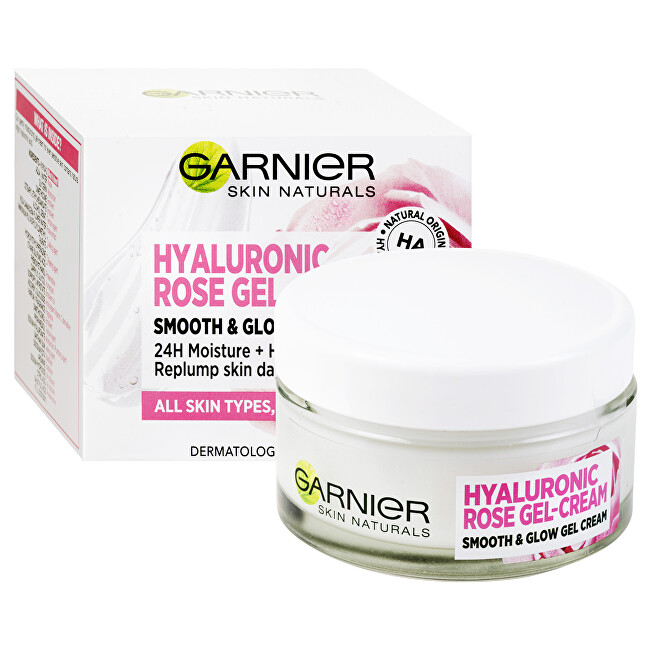 Garnier Pleť ová péče pre rozjasnenie pleti Skin Natura l s (Hyaluronic Rose Gel-Cream) 50 ml