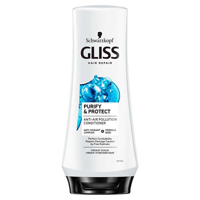 Gliss Kur Regeneračný kondicionér pre mastné vlasy Purify & Protect 200 ml