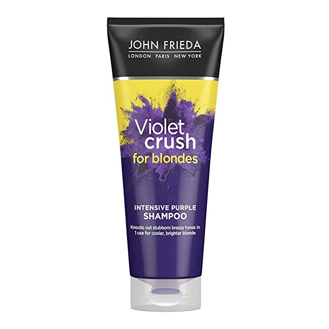 John Frieda Fialový šampón pre blond vlasy Sheer Blonde Violet Crush (Intensive Purple Shampoo) 250ml