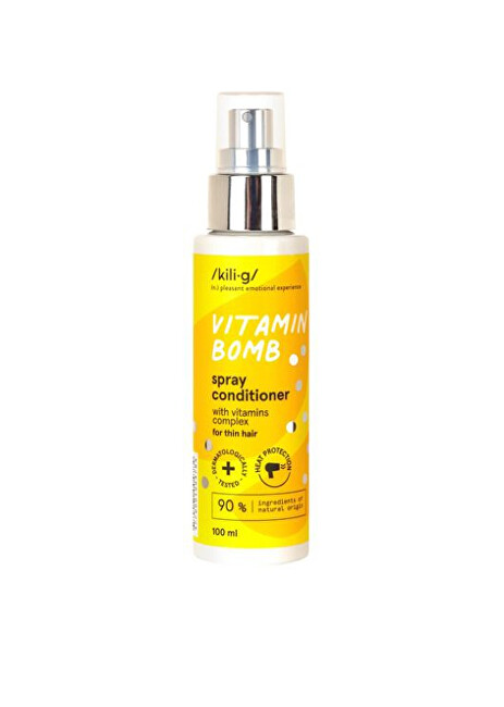 Kilig Posilňujúci kondicionér v spreji pre jemné vlasy Vitamin Bomb (Spray Conditioner) 100 ml