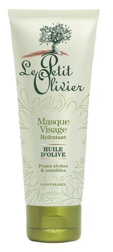 Le Petit Olivier Hydratačná pleťová maska ​​s olivovým olejom a ružovou vodou 75 ml