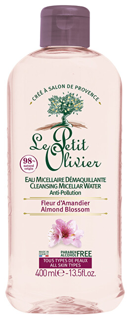 Le Petit Olivier Čistiaca micelárna voda Mandľový kvet ( Cleansing Micellar Water) 400 ml