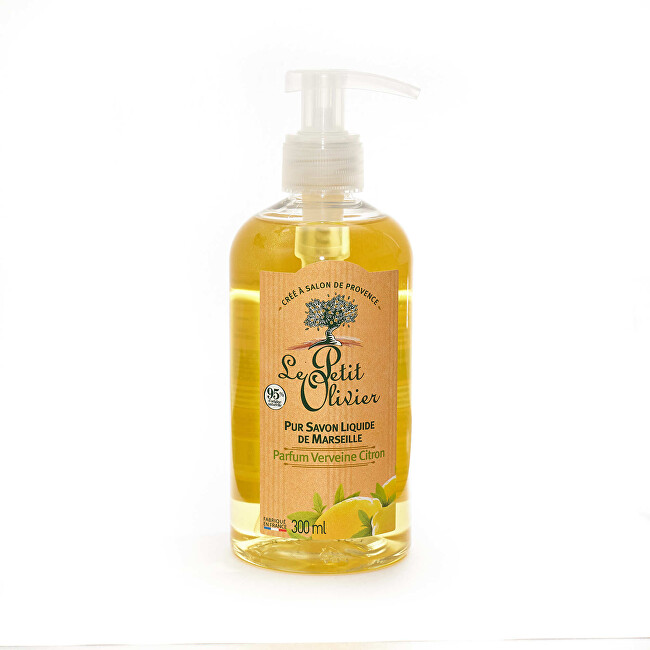 Le Petit Olivier Prírodné tekuté mydlo s olivovým olejom Verbena a citrón ( Pure Liquid Soap) 300 ml