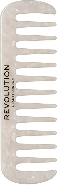 Revolution Haircare Hrebeň pre kučeravé a silné vlasy Natura l Curl Wide (Tooth Comb White)