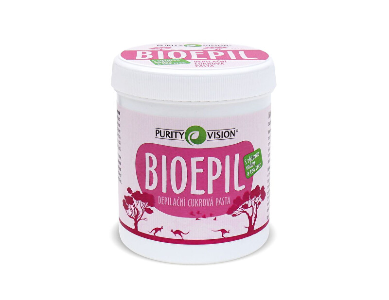 Purity Vision BioEpil depilačná cukrová pasta 350 g   50 g zdarma