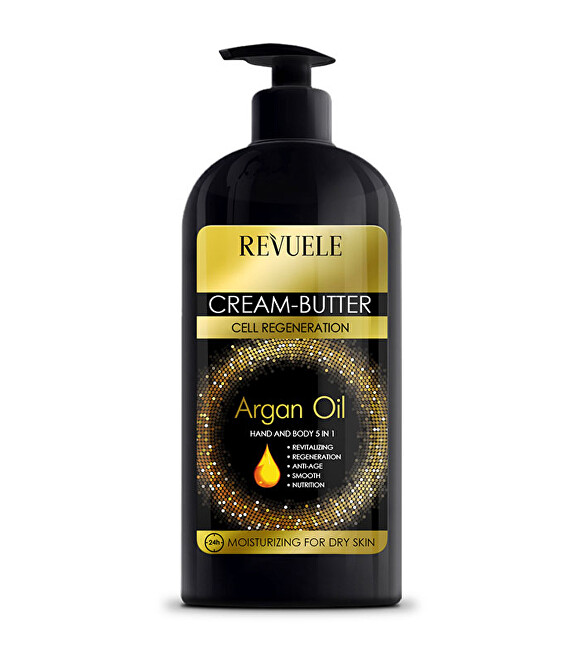 Revuele Krémové maslo na ruky a telo s arganovým olejom 5 v 1 Argan Oil (Cream-Butter Hand and Body 5 in 1) 400 ml