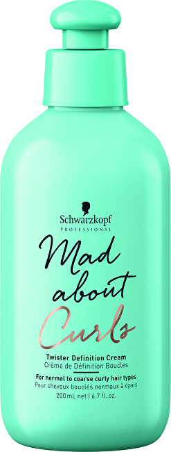 Schwarzkopf Professional Hydratačný tvarujúci krém na kučeravé vlasy Mad About Curl s (Twister Definition Cream) 200 ml