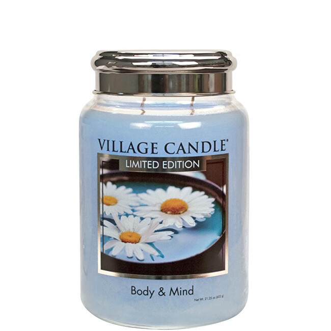 Village Candle Vonná sviečka v skle Body & Mind Limited Edition 602 g
