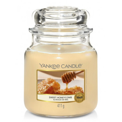 Yankee Candle Aromatická sviečka Classic strednej Sweet Honeycomb 411 g