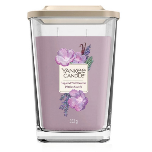 Yankee Candle Aromatická sviečka veľká hranatá Sugared Wildflowers 552 g