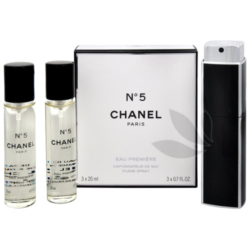 Chanel No. 5 Eau Premiere - parfémová voda s rozprašovačem (3 x 20 ml) 60 ml