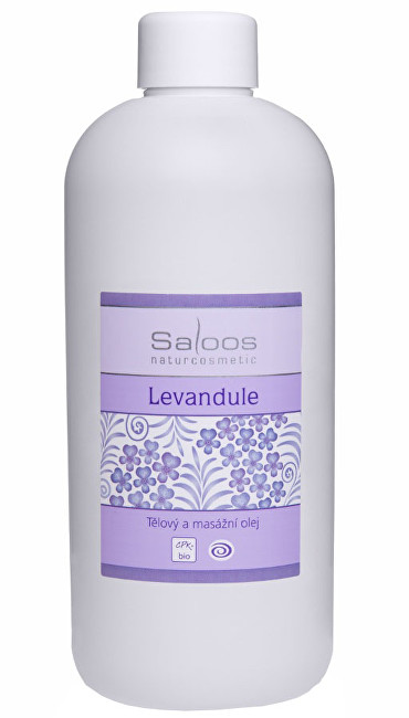 Saloos Bio telový a masážny olej - Levanduľa 500 ml