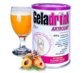 Geladrink Geladrink Artrodiet nápoj 420 g Broskev