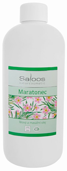 Saloos Bio telový a masážny olej - Maratónec 500 ml