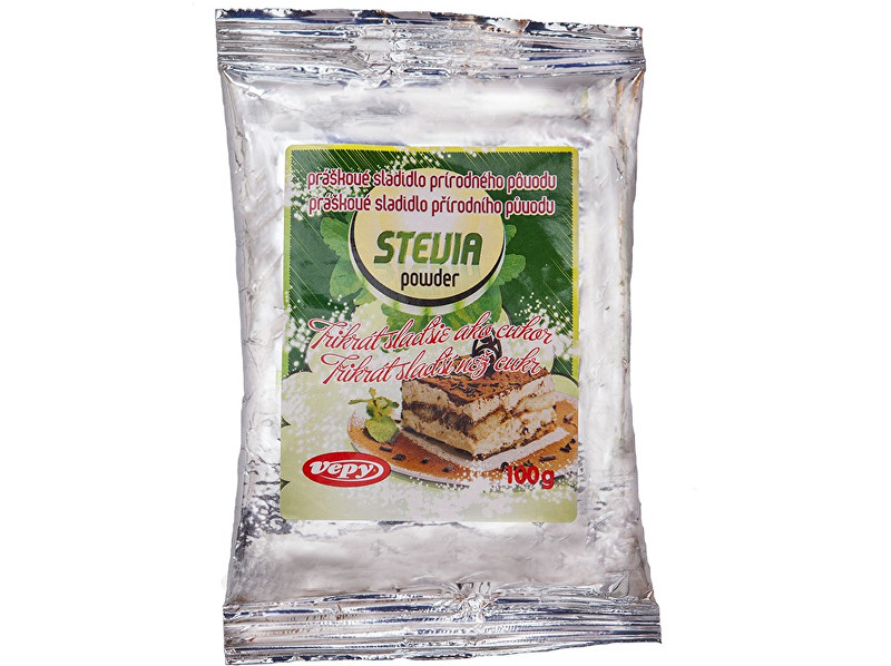 Stevia Stolové sladidlo v prášku na báze glykozidov steviolu 100 g