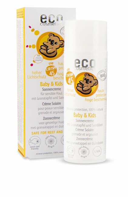 Eco Cosmetics Baby Detský opaľovací krém SPF 45 BIO 50 ml