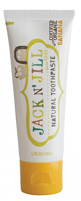 Jack N´ Jill Prírodná zubná pasta s príchuťou banánu 50 g