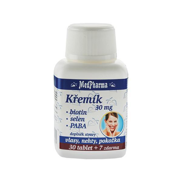 MedPharma Kremík 30 mg   biotín   selén   PABA 30 tob.   7 tob. ZD ARMA