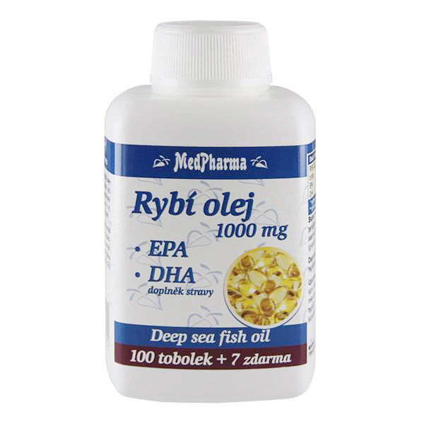 MedPharma Rybí olej 1000 mg - EPA   DHA 100 tob.   7 tob. ZD ARMA