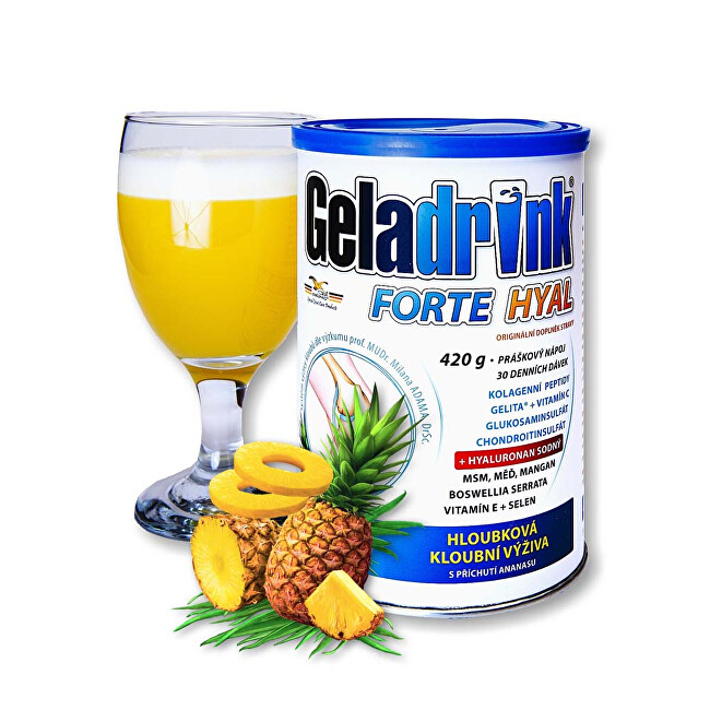 Geladrink Geladrink Forte HYAL 420 g príchuť ananas