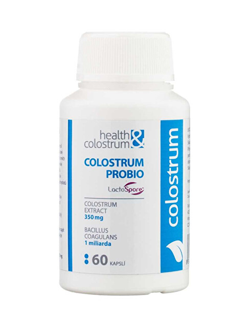 Health&colostrum Colostrum IgG 40 (350 mg)   probiotika 60 kapslí