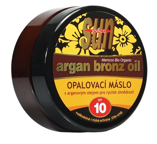 Sun Opaľovacie maslo Argan bronz oil OF 10 200 ml