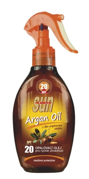 Sun Opaľovací olej s arganovým olejom OF 20 rozprašovacia 200 ml