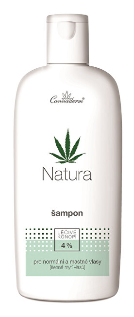 Cannaderm Natu ra šampón na normálne a mastné vlasy 200 ml