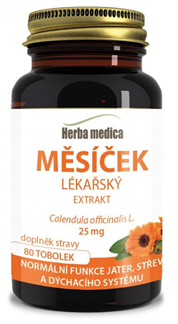 HerbaMedica Nechtík lekársky - 80 kapsúl