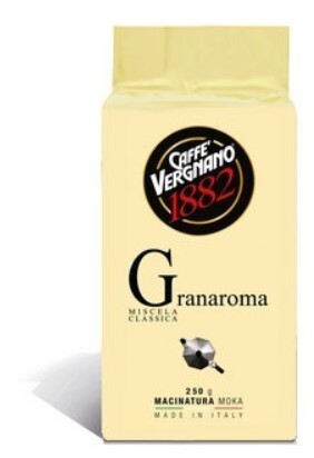 CASA DEL CAFE VERGNANO Káva mletá Vergnano Gran aroma 250 g vacuum