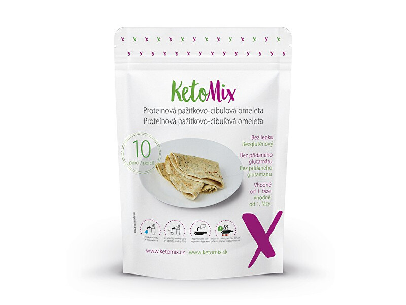 KetoMix Proteinová pažitkovo-cibulová omeleta (10 porcí)