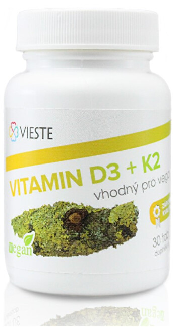 Vieste Vitamín D3   K2 30 tablet